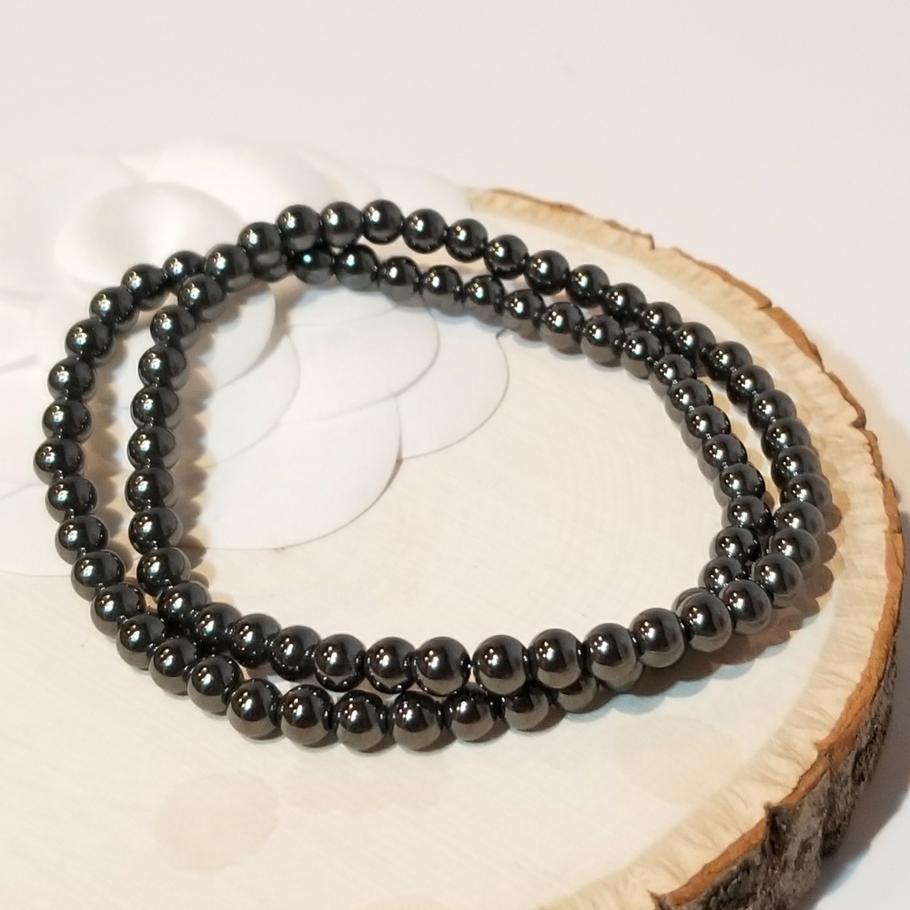 NEW Stainless Steel Stretch Bracelets 2 pcs set - Picture 2 of 6